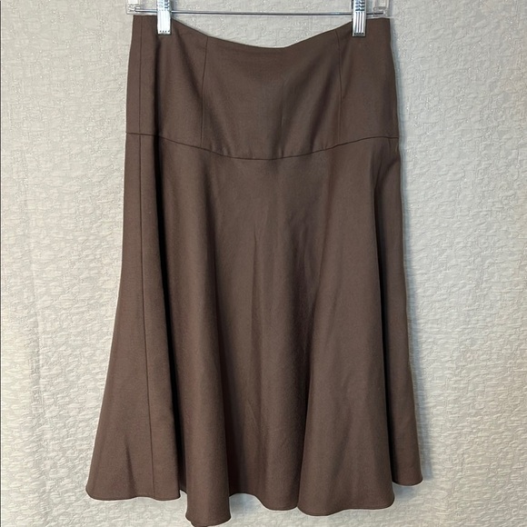 LOEFFLER RANDALL WOOL MIDI SKIRT 6 - Picture 1 of 11